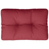 Vidaxl Pallet Cushion 50x40x12 Cm de tela Red Red