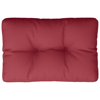 Vidaxl Pallet Cushion 50x40x12 Cm de tela Red Red
