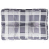Vidaxl Pallet Cushion 50x40x12 Cm de tela Patrón de diamante Gray