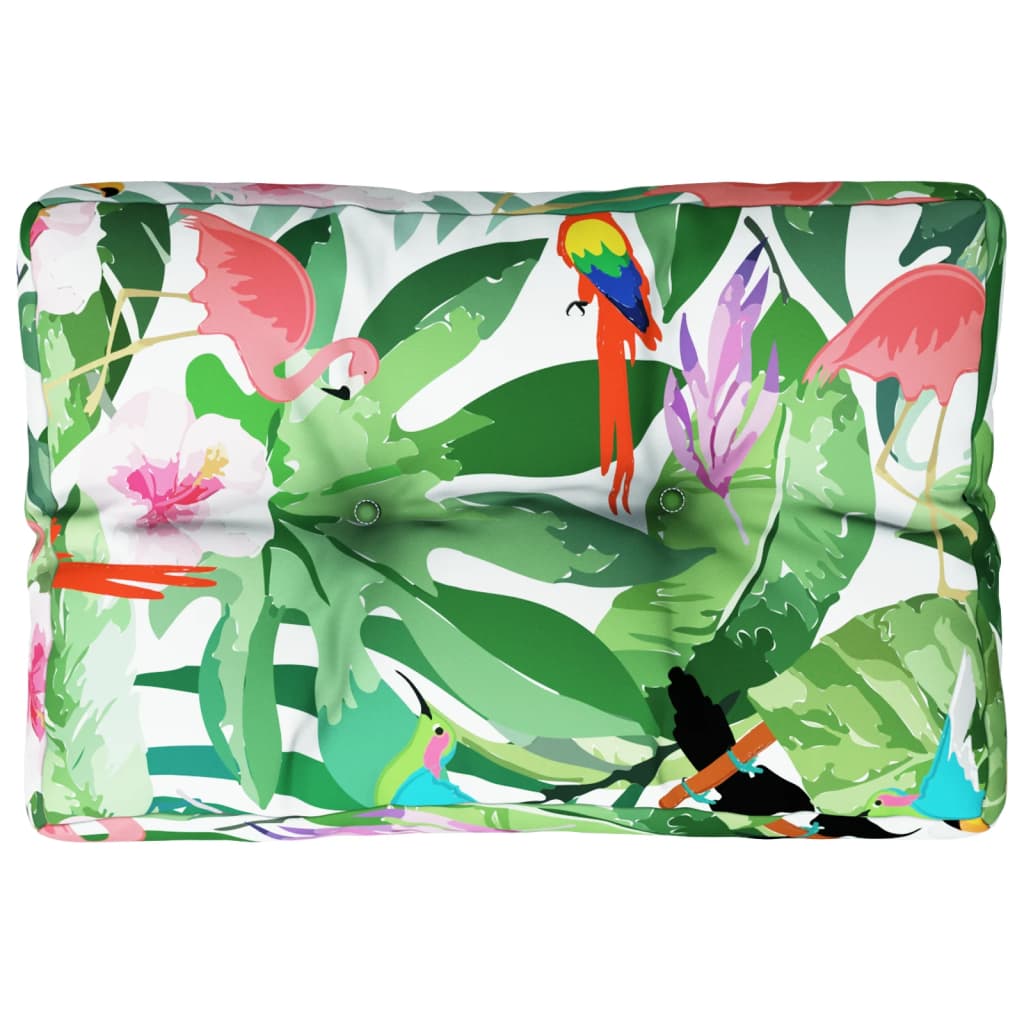 Vidaxl Pallet Cuscino 50x40x12 cm tessuto multilorato