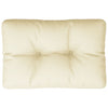 Cuscino Vidaxl pallet 60x40x12 cm tessuto creme