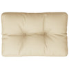 Cuscino Vidaxl pallet 60x40x12 cm in tessuto beige