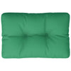 Cuscino per pallet VidaXL 60x40x12 cm tessuto verde