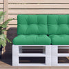 Cuscino per pallet VidaXL 60x40x12 cm tessuto verde