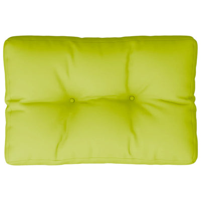 Cuscino Vidaxl pallet 60x40x12 cm tessuto verde chiaro