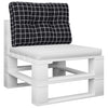 Vidaxl Pallet Cuscino Finestra Modello 60X40X12 CM tessuto nero