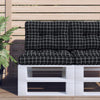 Vidaxl Pallet Cuscino Finestra Modello 60X40X12 CM tessuto nero