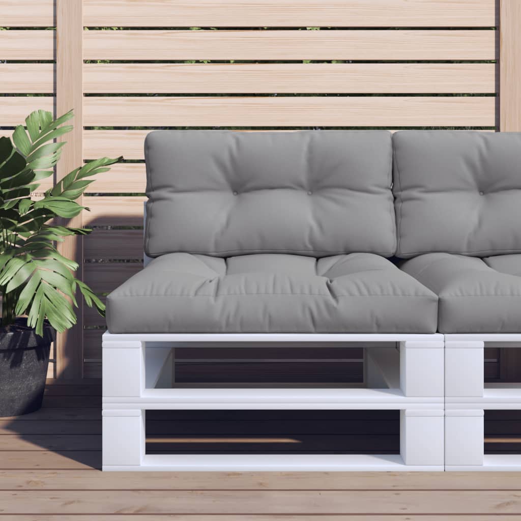 Vidaxl Pallet Cushion 70x40x12 CM Fabric Gray