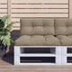 Vidaxl Pallet Cushion 70x40x12 cm de tela tope