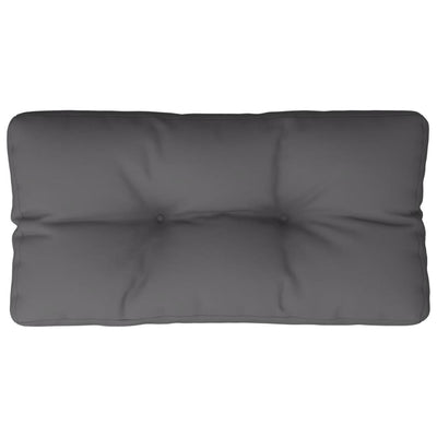 Cuscino Vidaxl pallet 80x40x12 cm tessuto antracite