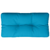 Cuscino Vidaxl pallet 80x40x12 cm tessuto azzurro