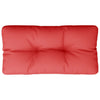 Cuscino Vidaxl pallet 80x40x12 cm tessuto rosso