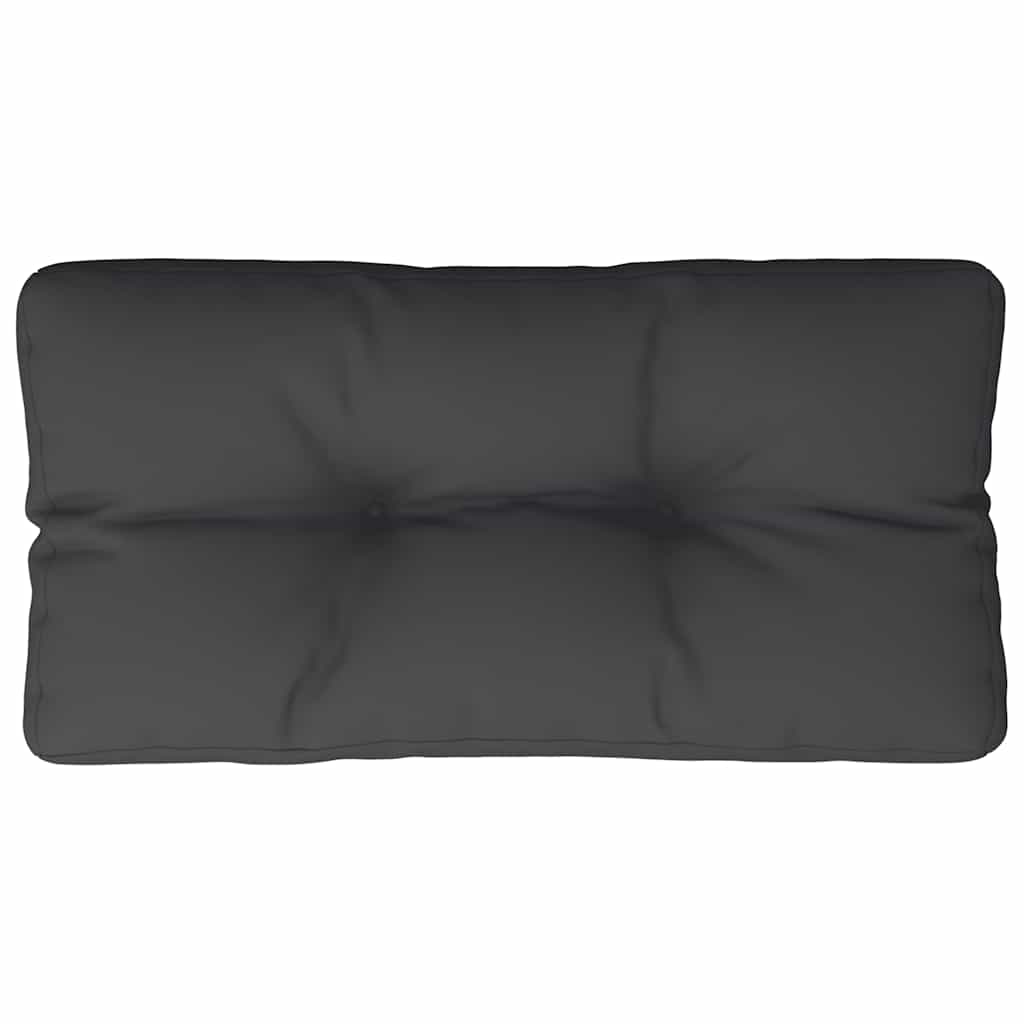 Cuscino per pallet VidaXL 80x40x12 cm tessuto nero