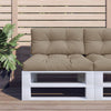 Cuscino per pallet VidaXL 80x40x12 cm tessuto tortora