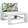 Vidaxl Pallet Cuscino 80x40x12 cm Fabric multi -colorato