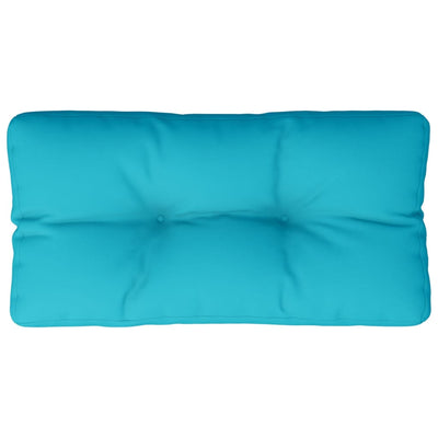 Vidaxl Pallet Cuscino 80x40x12 cm tessuto turchese