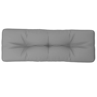 Vidaxl Pallet Cushion 120x40x12 CM Fabric Gray