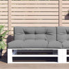 Vidaxl Pallet Cuscino 120x40x12 cm tessuto grigio
