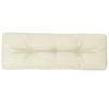 Vidaxl Pallet Cushion 120x40x12 CM Fabric crème -Coleed