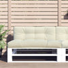 Vidaxl Pallet Cushion 120x40x12 CM Fabric crème -Coleed