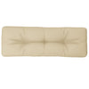 Vidaxl palletkussen 120x40x12 cm stof beige