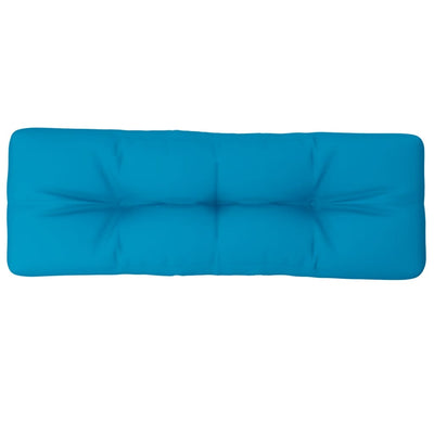 Vidaxl Pallet Cushion 120x40x12 CM tela azul claro
