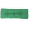 Vidaxl palletkussen 120x40x12 cm stof groen