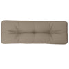 Vidaxl Pallet Cuscino 120x40x12 cm tessuto taupe