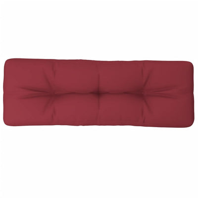 Vidaxl Pallet Cushion 120x40x12 CM Teling Wine Red