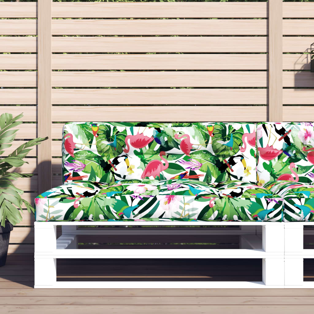 Cuscino per pallet VidaXL 120x40x12 cm in tessuto multicolore