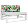 Cuscino per pallet VidaXL 120x40x12 cm in tessuto multicolore