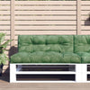 Cojín palé VidaXL 120x40x12 cm tela estampado hojas
