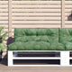 Cojín palé VidaXL 120x40x12 cm tela estampado hojas