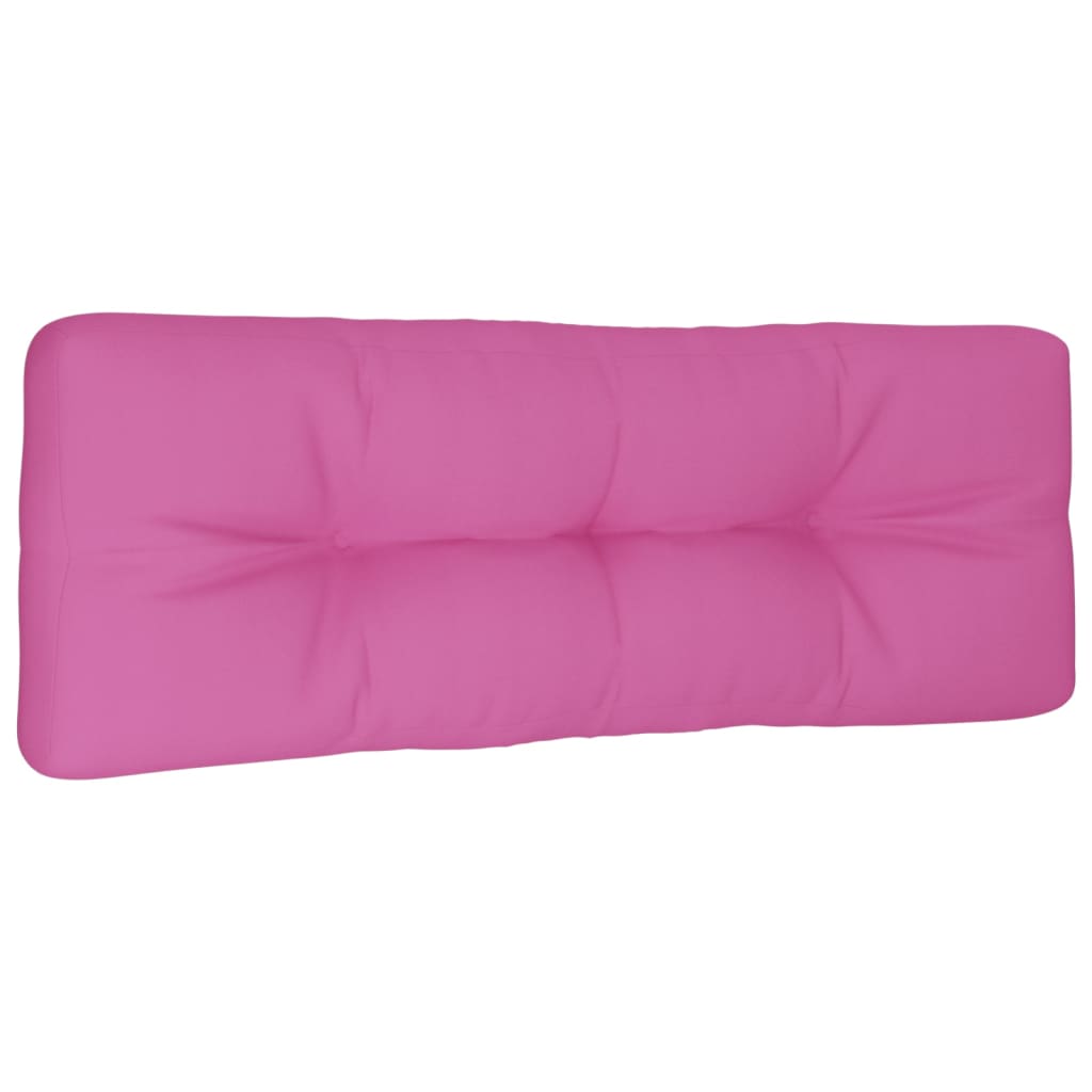 VidaXL cojín palet 120x40x12 cm tela rosa