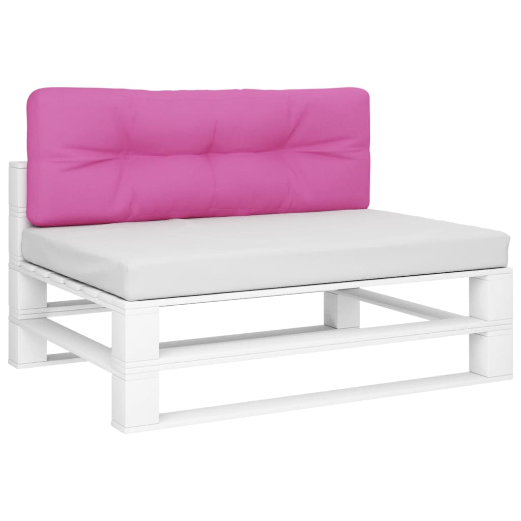 VidaXL cojín palet 120x40x12 cm tela rosa