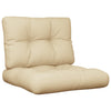 Vidaxl Pallet Cushions 2 St Fabric Beige