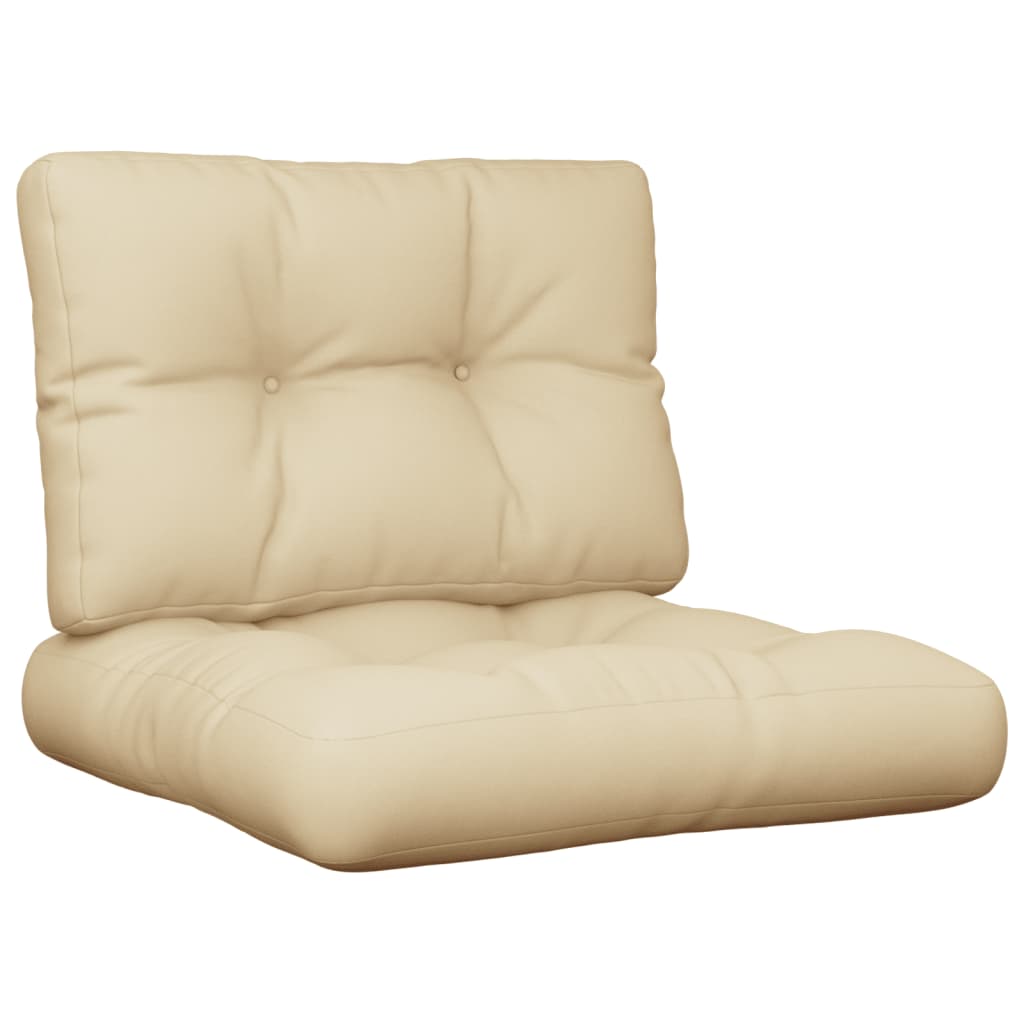 Vidaxl Pallet Cushions 2 St Fabric Beige
