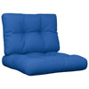 Vidaxl Pallet Cushions 2 St Fabric Royal Blue