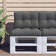 Cuscini per pallet VidaXL 2 pezzi in tessuto antracite