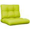 Vidaxl Pallet Cushions 2 St tessuto verde brillante