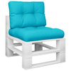 Vidaxl Pallet Cushions 2 St Fabric Turquoise