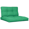 Vidaxl pallet cuscini 2 st tessuto verde