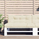 Vidaxl Pallet Cushions 2 St Fabric Crème -Colored