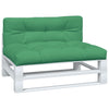 Vidaxl pallet cuscini 2 st tessuto verde
