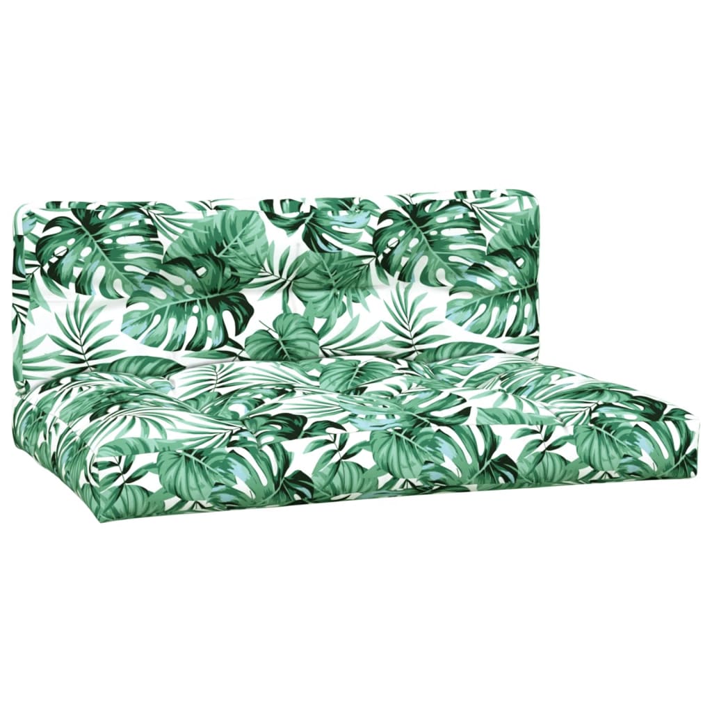 Cuscini da pallet Vidaxl 2 ST Fabric foglia Modello