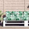 Cuscini da pallet Vidaxl 2 ST Fabric foglia Modello