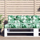 Cuscini da pallet Vidaxl 2 ST Fabric foglia Modello