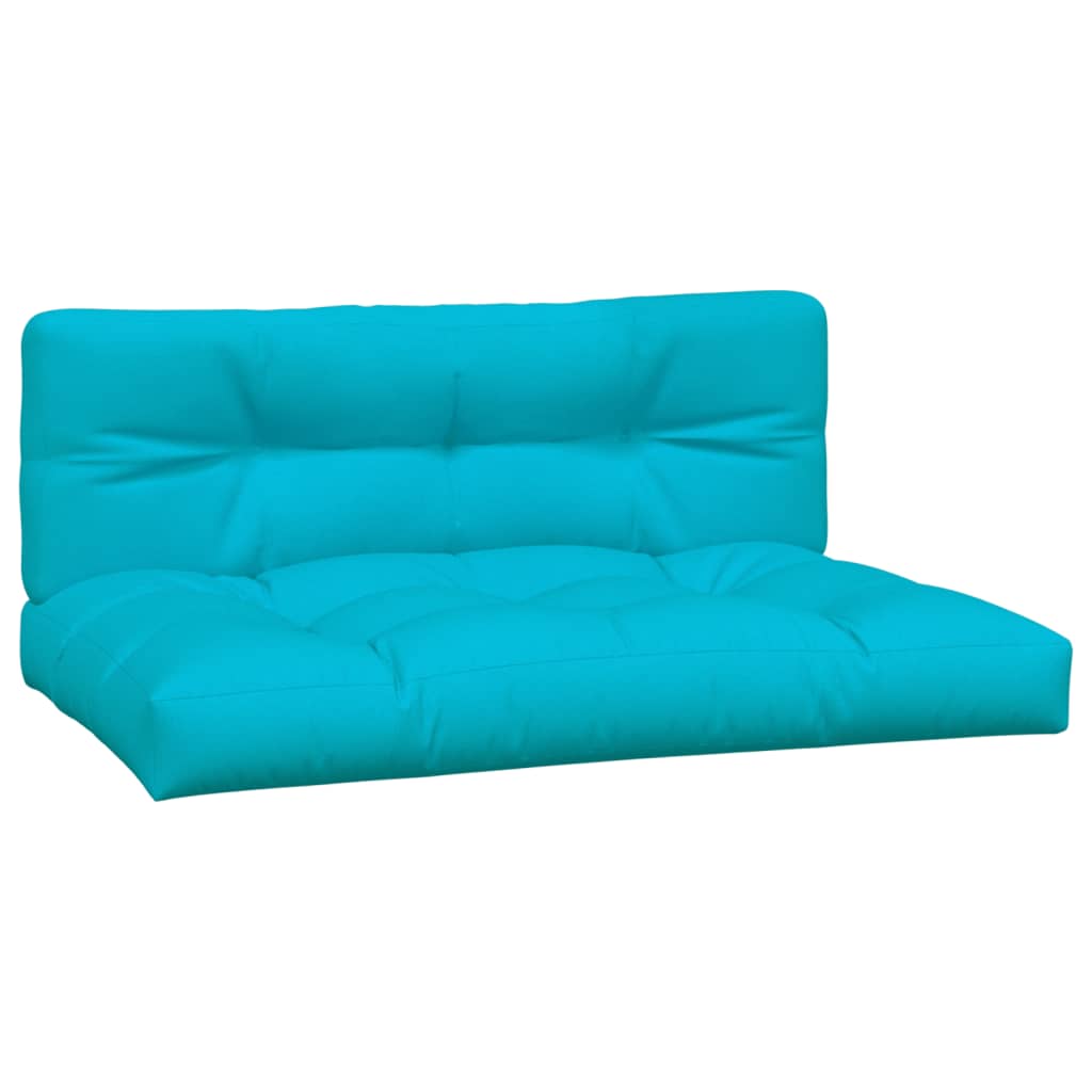 Vidaxl Pallet Cushions 2 St Fabric Turquoise