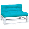 Vidaxl Pallet Cushions 2 St Fabric Turquoise