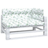 Vidaxl Pallet Cushions 3 ST Foglia tessuto